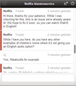 gesprek met Netflix