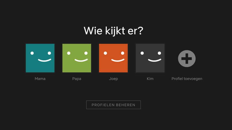 Profielfoto Netflix veranderen